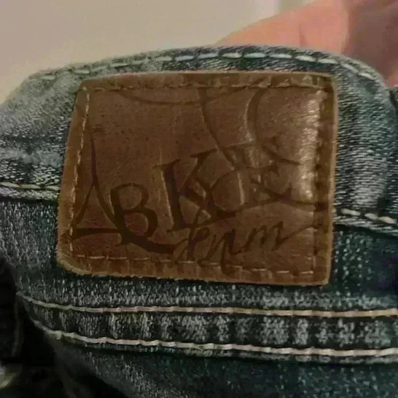 COPY - BKE Jean Denim Sabrina Stretch Jeans size 32 Y2K Vintage with Stud detail - Picture 6 of 9